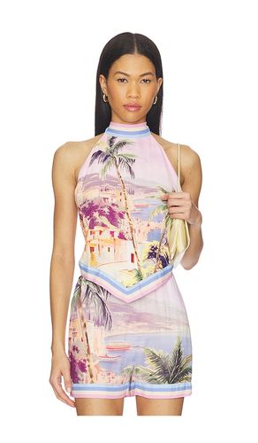 Kochi Postcard Print High Neck Top en . Taille L. Also en M, XL, XS - L'AGENCE - Modalova