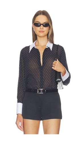 Sona Polplin Collar Blouse en & . Taille M. Also en S - L'AGENCE - Modalova