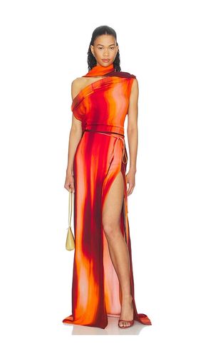 ROBE ASYMMETRICAL DRAPED WITH SCARF en . Taille L. Also en XS - LaQuan Smith - Modalova