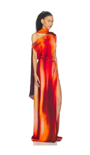 ROBE ASYMMETRICAL DRAPED WITH SCARF en . Taille L. Also en - LaQuan Smith - Modalova