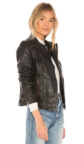 BLOUSON EN CUIR CHELSEA en . Taille XS. Also en M, L, XL - LAMARQUE - Modalova