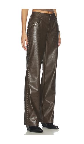 PANTALON . DEVIN FAUX LEATHER CROCO STUDDED en . Taille 24. Also en 25 - LAMARQUE - Modalova