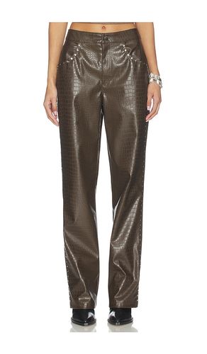 PANTALON . DEVIN FAUX LEATHER CROCO STUDDED en . Taille 26. Also en 24 - LAMARQUE - Modalova