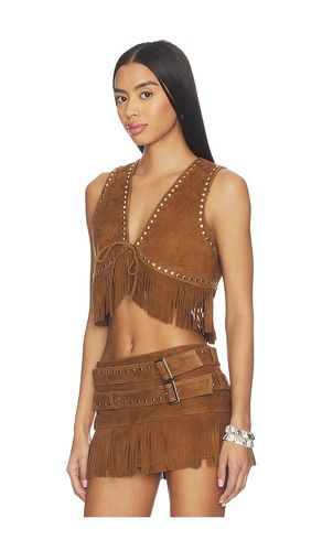 GILET REINA FRINGED SUEDE en . Taille L. Also en M, S, XL, XS - LAMARQUE - Modalova
