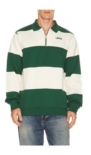 Block Stripe Zip Rugby en . Taille L. Also en M, S, XL/1X - LEND - Modalova