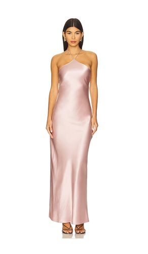 Alisa Satin Maxi Dress in . Size L. Also in M, XS - Line & Dot - Modalova