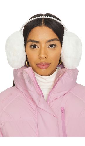 Faux Fur Pearl Earmuffs in - Lele Sadoughi - Modalova