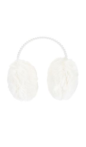 Faux Fur Pearl Earmuffs in - Lele Sadoughi - Modalova
