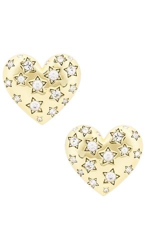 BOUCLES D'OREILLES CELESTIAL HEART BUTTON in - Lele Sadoughi - Modalova