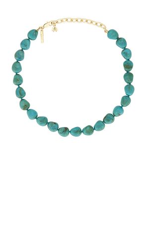 COLLIER PLASTRON BAROQUE TURQUOISE in - Lele Sadoughi - Modalova