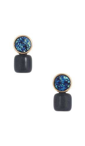 Agate Pebble Stud Earrings en - Lele Sadoughi - Modalova