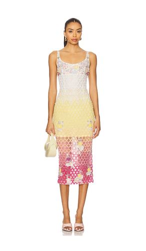 ROBE MIDI AVEC BRODERIES BIJOUX VALERIA en ,. Taille M. Also en S, XS - LA FUORI - Modalova