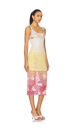 ROBE MIDI AVEC BRODERIES BIJOUX VALERIA en ,. Taille M. Also en S, XS - LA FUORI - Modalova