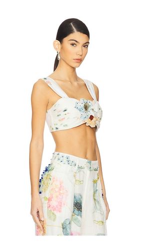 Blossom Belle Pleated Crop Top in . Size L. Also in M, S - LA FUORI - Modalova