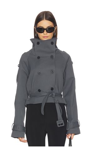 Blanc Cropped Trench en . Taille L. Also en M, XL - LIONESS - Modalova