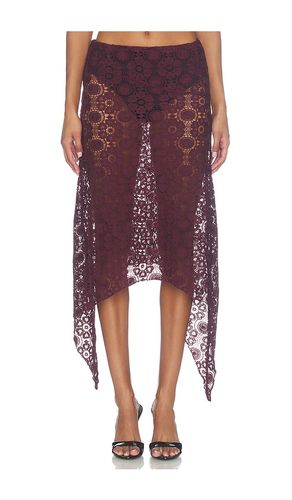 JUPE MIDI EN DENTELLE TROPHY en . Taille S. Also en XXS, XS, M, L - LIONESS - Modalova