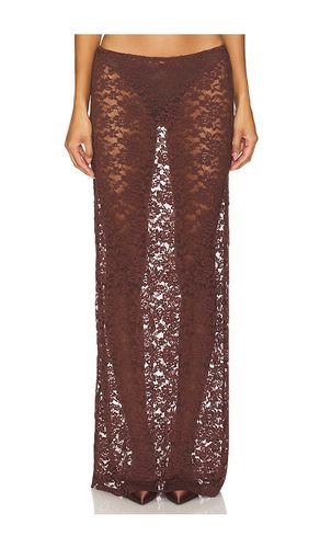 JUPE LONGUE EN DENTELLE BLACK SWAN en . Taille L. Also en M, S, XL, XS, XXS - LIONESS - Modalova