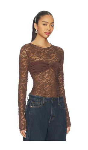 Midnight Lace Long Sleeve Top en . Taille M. Also en S - LIONESS - Modalova