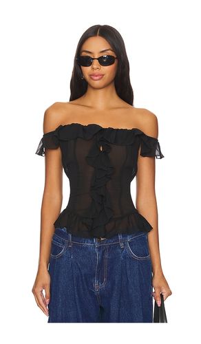 BLOUSE À DÉTAIL VOLANTÉ en . Taille L. Also en M, S, XL, XS, XXL, XXS - LIONESS - Modalova