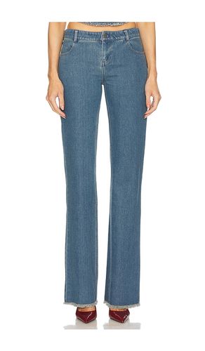 Samantha Lace Up Jeans en . Taille M. Also en S - LOBA - Modalova