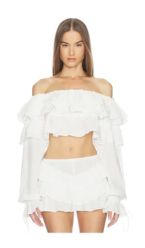 Iliana Ruffle Top en . Taille L. Also en M, S, XL - LOBA - Modalova