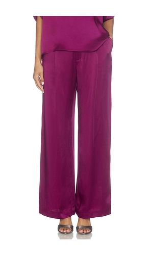 PANTALON SATIN RELAXED PLEATED en . Taille 0. Also en 2, 4 - LaPointe - Modalova