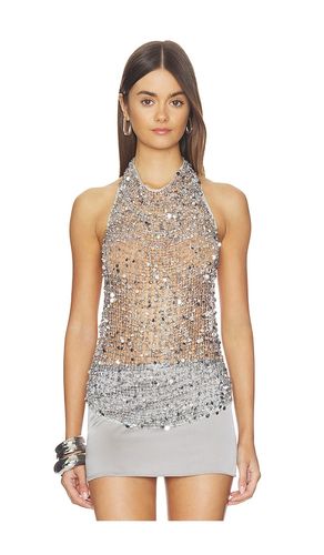 Sequin Halter Neck Top en . Taille 4. Also en 0 - LaPointe - Modalova