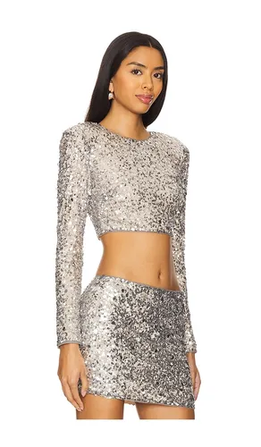 Crystal Sequin Cropped Top in . Size M. Also in XS - Lovers and Friends - Modalova