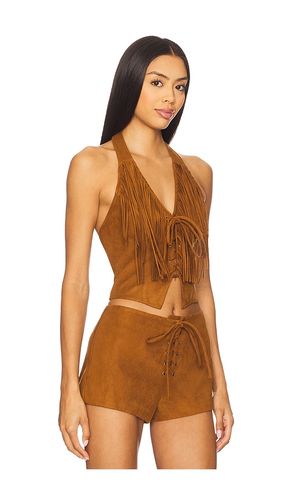 Noella Faux Suede Top en . Taille S. Also en XL - Lovers and Friends - Modalova