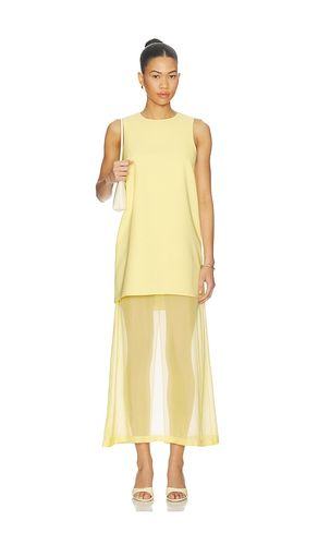 ROBE EN CRÊPE ET MOUSSELINE DE SOIE en . Taille M. Also en XXS - La Ligne - Modalova