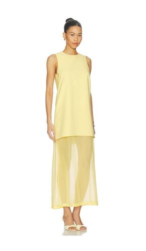 ROBE EN CRÊPE ET MOUSSELINE DE SOIE en . Taille M. Also en XXS - La Ligne - Modalova