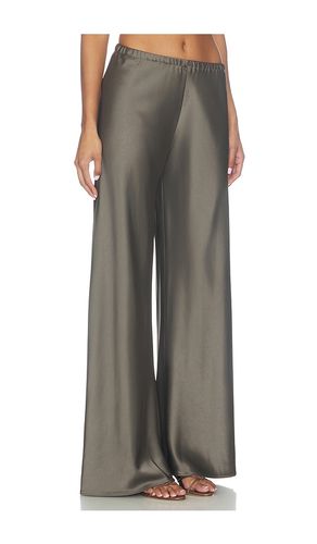PANTALON LARGE SATIN COLBY en . Taille L. Also en M, S, XL - La Ligne - Modalova