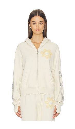 SWEAT À CAPUCHE CROPPED AVEC GLISSIÈRE BUTTERFLY DAISY en . Taille L. Also en XS - Lauren Moshi - Modalova