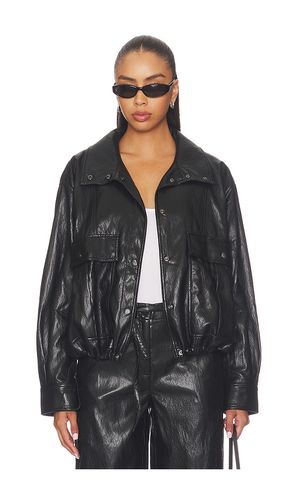 BLOUSON BOMBER IMITATION CUIR MERCER en . Taille S. Also en XS, M, L, XL - LNA - Modalova
