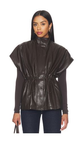 VESTE EN FAUX CUIR À MANCHES COURTES FAIRFAX en . Taille M. Also en S, XS - LNA - Modalova