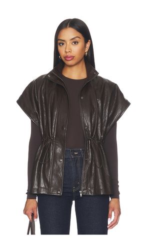 VESTE EN FAUX CUIR À MANCHES COURTES FAIRFAX en . Taille M. Also en S, XS - LNA - Modalova