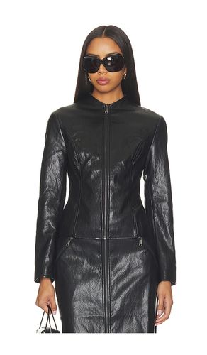 Bennet Faux Leather Zip Jacket en . Taille S. Also en - LNA - Modalova