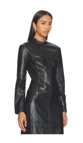 BLOUSON À GLISSIÈRE IMITATION CUIR BENNET en . Taille S. Also en - LNA - Modalova
