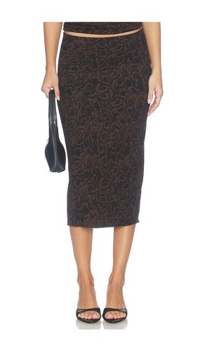 Leony Printed Rib Skirt en . Taille L. Also en M, S, XS - LNA - Modalova