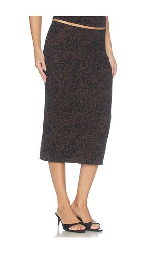 Leony Printed Rib Skirt en . Taille L. Also en M, S, XS - LNA - Modalova