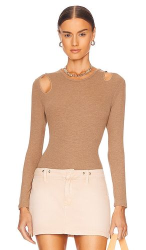 LNA Yuna Rib Top in Brown. Size S - LNA - Modalova