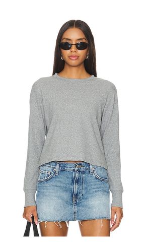 T-SHIRT RAS DE COU LONG SLEEVE COTTON RIB in . Size XS, M, L - LNA - Modalova