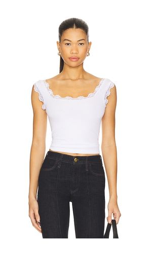 Cassidy Lace Ribbed Tank in . Size XS, M, L, XL - LNA - Modalova