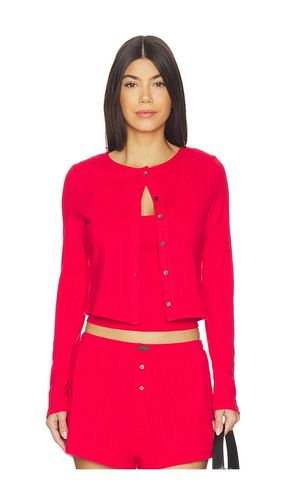 GILET RAS DE COU POINTELLE en . Taille XL. Also en XS - LUNYA - Modalova
