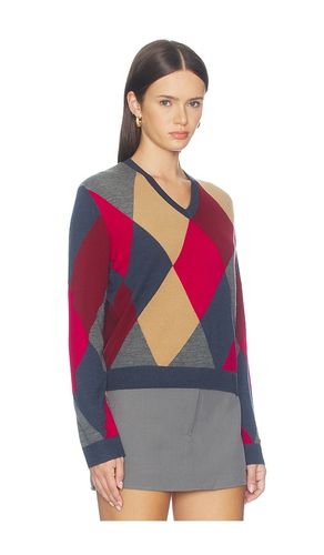 PULL COL V CLASSIQUE À MOTIF LOSANGE JAMES en . Taille S. Also en M, L - LESET - Modalova