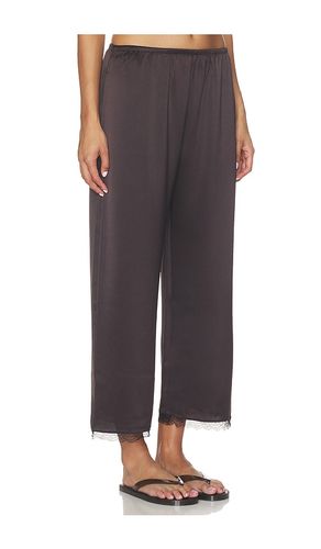 PANTALON CROPPED EN DENTELLE BARB en . Taille XS. Also en M - LESET - Modalova