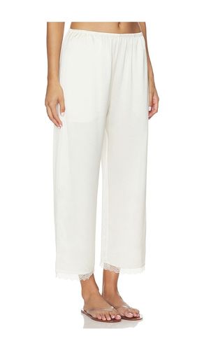PANTALON CROPPED EN DENTELLE BARB en . Taille M. Also en S - LESET - Modalova