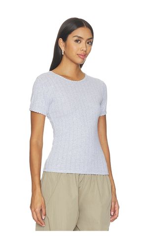 Pointelle Slim Fit Tee en . Taille M. Also en S - LESET - Modalova