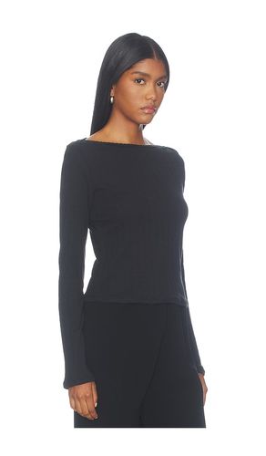 Pointelle Long Sleeve Bateau Top en . Taille L. Also en M, S, XL, XS - LESET - Modalova