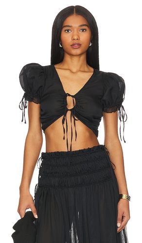 Ophelia Tie Front Top in . Size M, S, XL, XS, XXS - LPA - Modalova